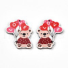 Printed Wood Pendants WOOD-T032-04A-1