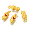Alloy Enamel Pendants ENAM-N056-057B-2