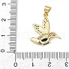 Brass Micro Pave Cubic Zirconia Pendants KK-S526-16G-4