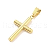 PVD Vacuum Plating 304 Stainless Steel Pendants STAS-Z080-06G-2