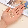 Ion Plating(IP) 304 Stainless Steel Tiny Cross Charms STAS-E104-34G-5