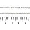 Tarnish Resistant Trendy Unisex 304 Stainless Steel Cross Rolo Chain Necklaces X-NJEW-L043A-09P-4