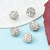 Grade A Round Crystal Pave Disco Ball Beads X-RB-H258-8MM-001-3