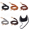 CHGCRAFT 5Pcs 5 Colors Adjustable PU Imitation Leather Bag Straps FIND-CA0005-03-1