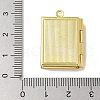 Brass Locket Pendants X-KK-Q019-11G-3