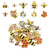 20Pcs 10 Styles Alloy Enamel Pendants FIND-YW0004-72-1