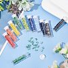  900Pcs 10 Colors 2-Hole Glass Seed Beads SEED-NB0001-54-3