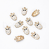 10Pcs Alloy Enamel Pendants ENAM-YW0004-56C-1
