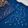 Unicraftale 20Pcs 925 Sterling Silver Chain Extender Drop STER-UN0001-60-2
