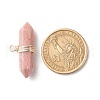 Natural & Synthetic Mixed Stone Double Terminated Pointed Pendants PALLOY-JF01246-02-3
