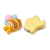 Opaque Resin Decoden Cabochons RESI-M041-03-2