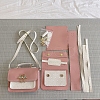 DIY Imitation Leather Flamingo Buckle Crossbody Lady Bag Making Kits PW-WG40888-03-1