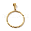 PVD Vacuum Plating 304 Stainless Steel Pendants STAS-B053-09G-1