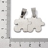 201 Stainless Steel Pendants STAS-Q342-49P-3