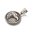 304 Stainless Steel Pendants STAS-Z110-34AS-2