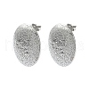 Non-Tarnish 304 Stainless Steel Stud Earring Findings STAS-L024-002P-04-1