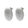 304 Stainless Steel Stud Earring Findings STAS-L024-002P-04-1