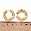 202 Stainless Steel Polishing Hoop Earrings EJEW-M106-02G-05-5