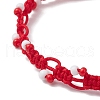 Adjustable Nylon Cord Braided Bead Bracelets BJEW-MZ00163-03-3