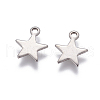Tarnish Resistant 304 Stainless Steel Charms STAS-G190-27P-B-1
