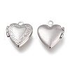 316 Stainless Steel Locket Pendants STAS-Z010-03B-2