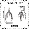 SOFPLATE 10Pcs Alloy Bead Cap Bails FIND-SP0001-70-2