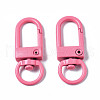 Spray Painted Eco-Friendly Alloy Swivel Snap Hooks Clasps PALLOY-T080-02J-NR-2