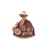 Western Cowboy Theme Alloy Enamel Pendants FIND-V001-04G-06-1