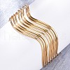 304 Stainless Steel Cuff Bangles for Women BJEW-D306-05G-4