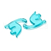 Transparent Acrylic Pendants TACR-M002-01C-2
