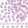 2-Hole Baking Painted Glass Seed Beads X-SEED-S031-L-599-3