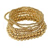 7Pcs CCB Round Beaded Stretch Bracelets WGF8C34-01-5