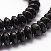Natural Black Onyx Beads Strands G-P161-20-6x4mm-3