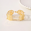 Vintage Brass Link Bracelets UL0190-4