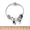 Alloy Enamel European Beads Charm Bracelets BJEW-F495-19P-3