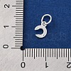 925 Sterling Silver Letter Charms STER-C012-01S-C-3