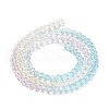 Transparent Painted Glass Beads Strands X1-DGLA-A034-T3mm-A21-5