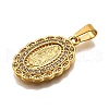 304 Stainless Steel Pendants STAS-B086-09G-G-2