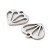 Non-Tarnish 316 Surgical Stainless Steel Charms STAS-Q314-11P-2