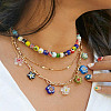 GOMAKERER 360Pcs 12 Colors Handmade Millefiori Glass Beads LAMP-GO0001-12-6