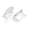 Brass Hoop Earring Findings KK-N267-30P-2
