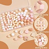 HOBBIESAY Food Grade Eco-Friendly Silicone Beads SIL-HY0001-02-6