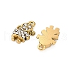 304 Stainless Steel Crystal Rhinestone Pendant STAS-U047-11G-2