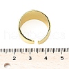 Brass Adjustable Cuff Rings RJEW-C131-06G-5