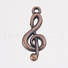 Treble Clef Pendants TIBEP-R315-R-FF-2