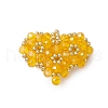 Seed Beads Beaded Charms PALLOY-MZ00341-2