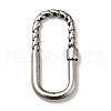Tibetan Style 304 Stainless Steel Linking Rings STAS-G278-14AS-1