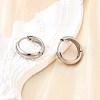 304 Stainless Steel Hoop Earrings EJEW-Z123-01B-P-3