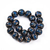 Handmade Gold Sand Lampwork Beads LAMP-N026-01D-2