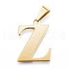 304 Stainless Steel Pendants STAS-F106-95G-Z-1